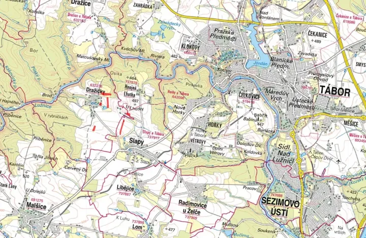 Prodej pole, Dražičky, 25490 m2