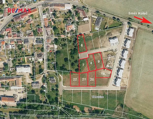 Prodej pozemku pro bydlení, Třebusice, 805 m2