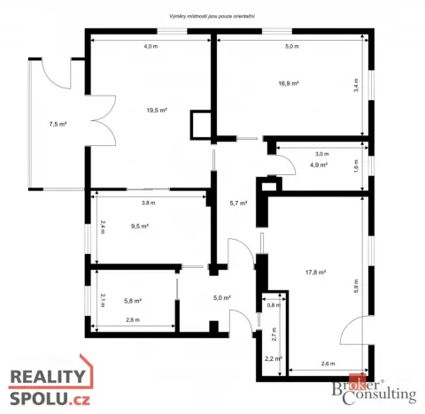 Prodej bytu 4+1, Liberec, Březinova, 97 m2