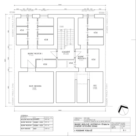 Pronájem obchodního prostoru, Hradec Králové, Gočárova třída, 80 m2