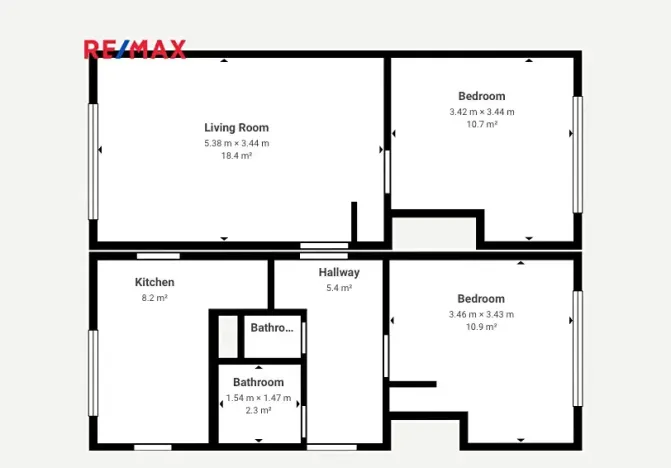Prodej bytu 3+1, Králíky, Nádražní, 68 m2