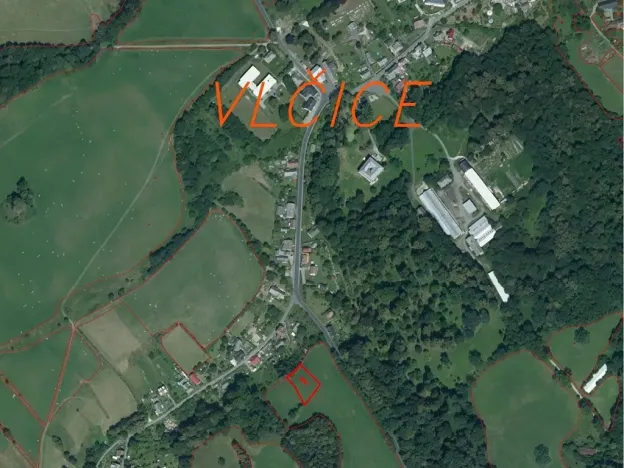 Dražba louky, Vlčice, 1566 m2