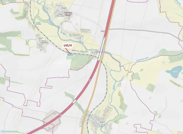 Dražba louky, Nerestce, 2865 m2