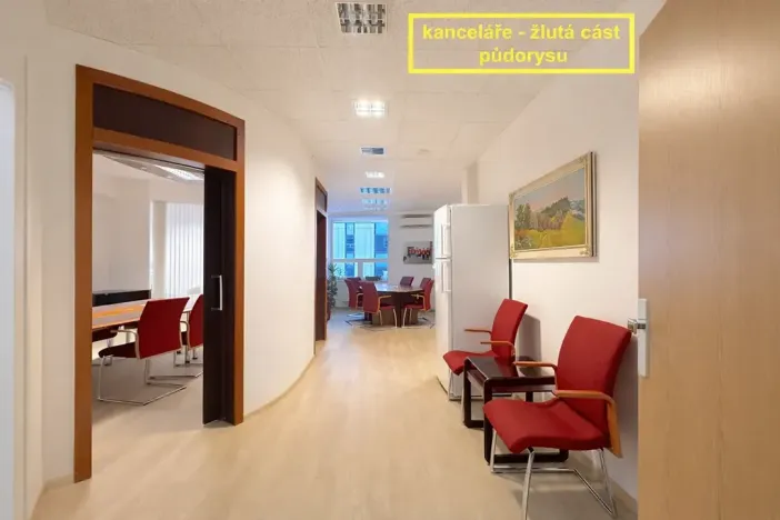 Pronájem kanceláře, Brno, Příkop, 226 m2