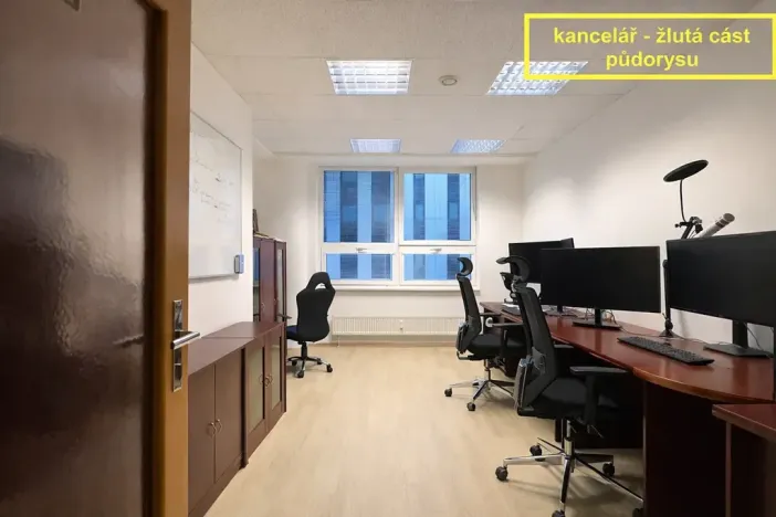 Pronájem kanceláře, Brno, Příkop, 226 m2