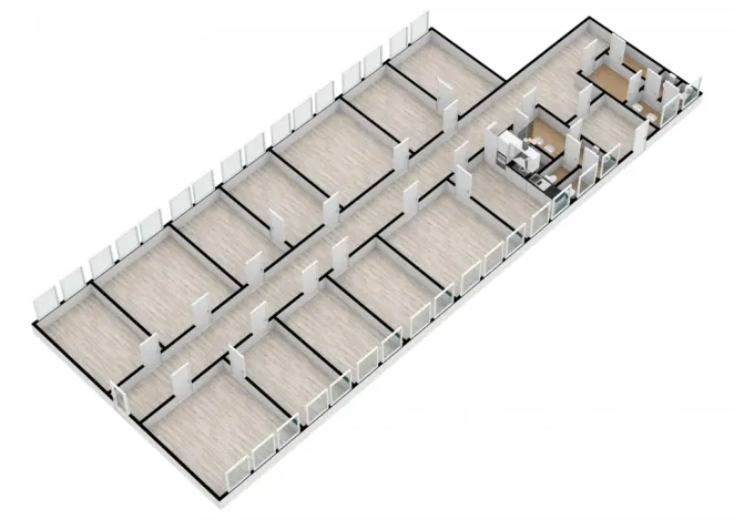 Pronájem kanceláře, Praha - Dolní Měcholupy, Ke Kablu, 14 m2