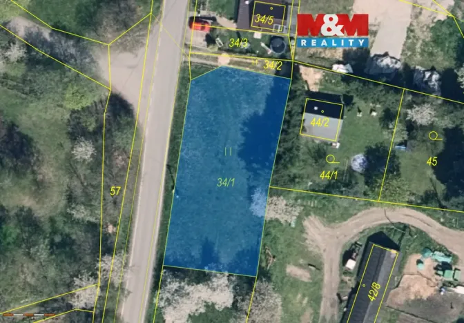 Prodej zahrady, Stružnice - Bořetín, 725 m2