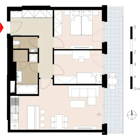 Prodej bytu 3+kk, Praha - Žižkov, U Viktorie, 70 m2