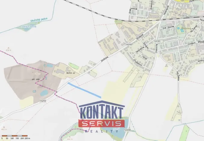 Prodej pole, Vodňany, Stožická, 4565 m2