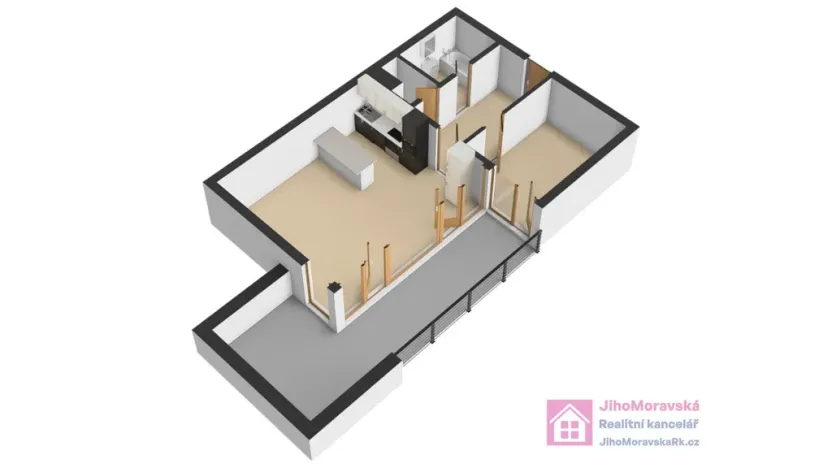 Pronájem bytu 2+kk, Praha - Smíchov, Radlická, 78 m2