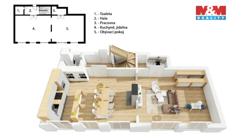 Prodej bytu 4+kk, Praha - Břevnov, Šlikova, 217 m2