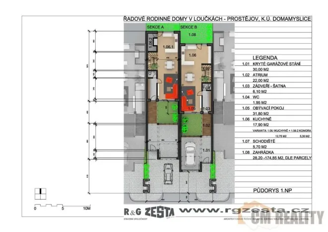 Prodej rodinného domu, Prostějov - Domamyslice, Olšová, 120 m2
