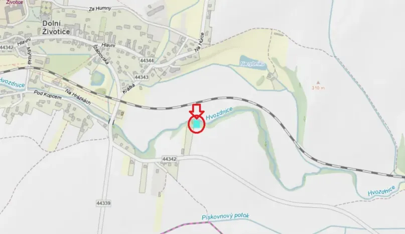 Prodej lesa, Dolní Životice, 776 m2