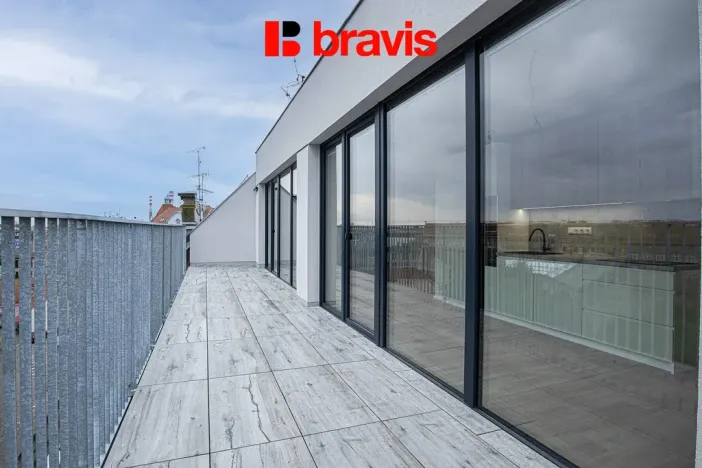 Pronájem bytu 2+kk, Brno, Auerswaldova, 47 m2