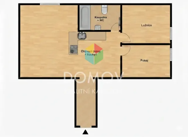 Pronájem bytu 3+kk, Hořovice, Na Okraji, 54 m2