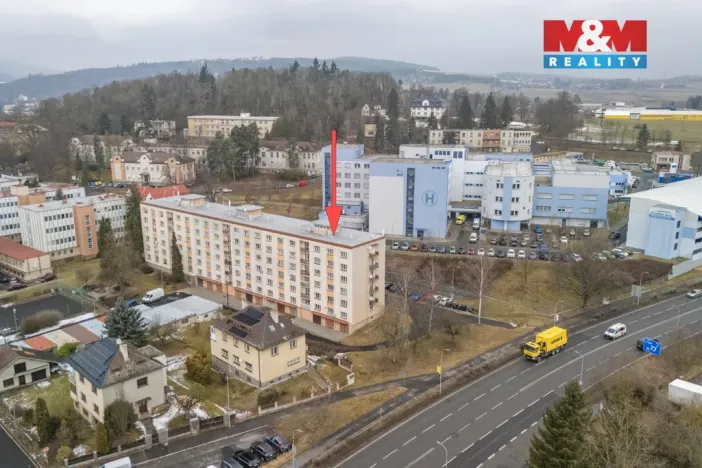 Pronájem bytu 1+1, Klatovy - Klatovy II, Pod Nemocnicí, 39 m2