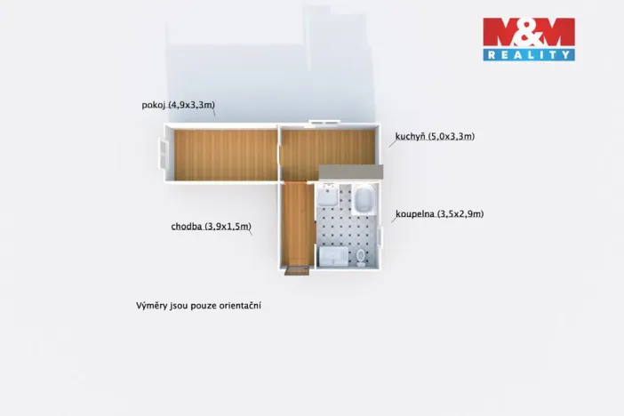 Pronájem bytu 2+1, Janovice nad Úhlavou, Podsedky, 54 m2