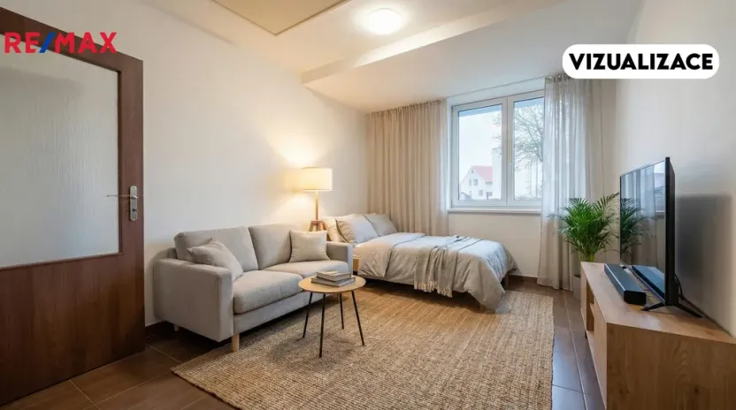 Prodej bytu 1+kk, Městec Králové, Míru, 20 m2