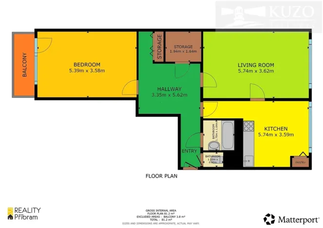 Prodej bytu 2+1, Příbram, Čechovská, 76 m2