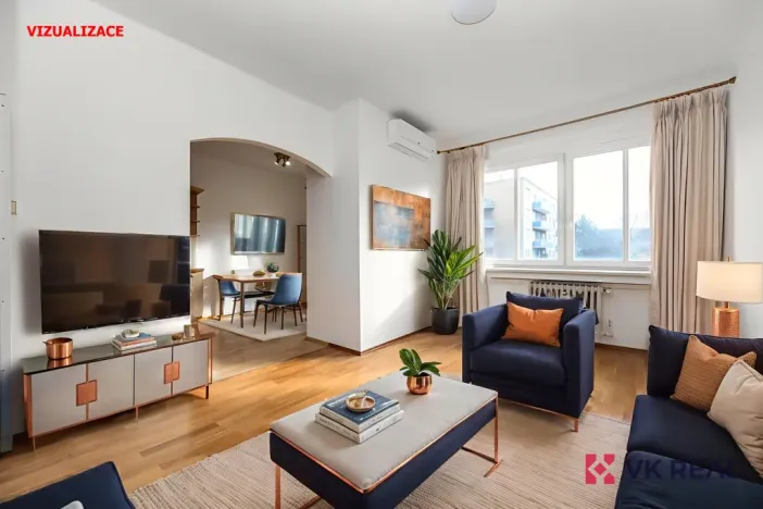 Prodej bytu 2+1, Praha - Vršovice, Čeljabinská, 72 m2