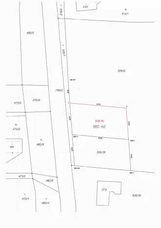 Prodej pozemku pro bydlení, Čtveřín, 880 m2