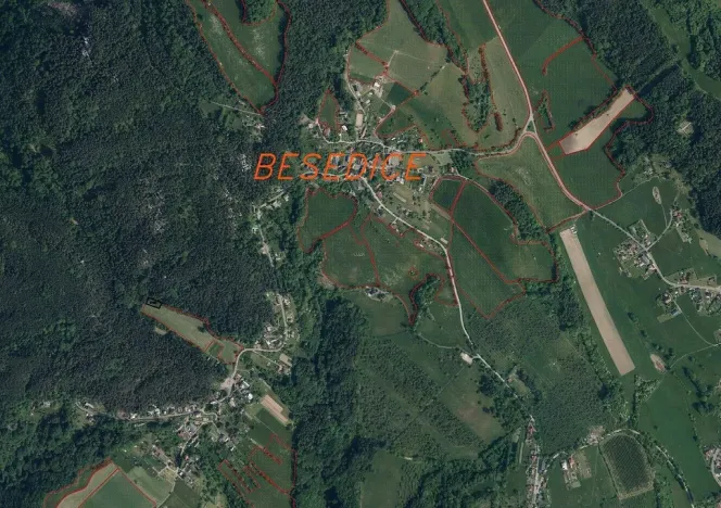 Prodej pole, Koberovy - Besedice, 757 m2