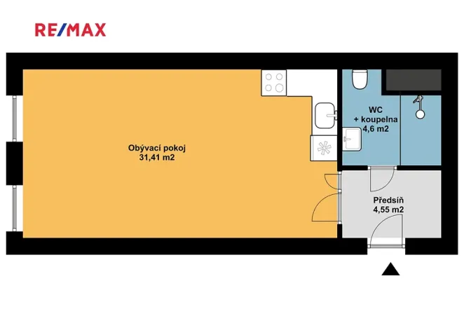 Prodej bytu 1+kk, Abertamy, Vítězná, 41 m2