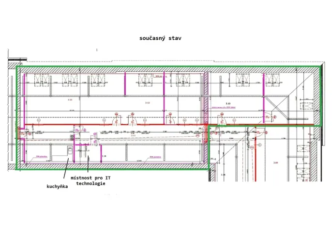 Pronájem kanceláře, Ostrava - Zábřeh, Dolní, 243 m2