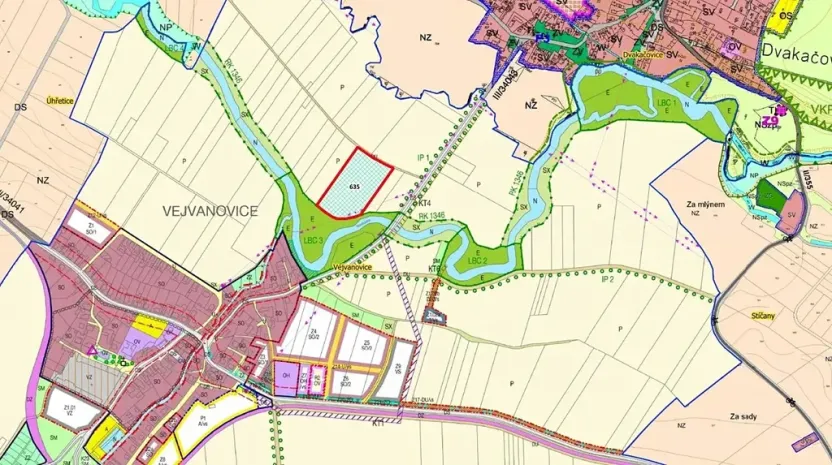 Prodej pole, Vejvanovice, 15162 m2