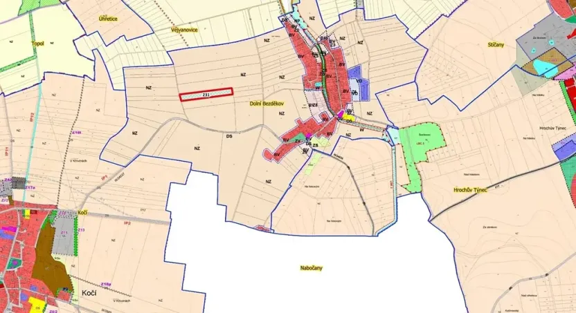 Prodej pole, Dolní Bezděkov, 7705 m2