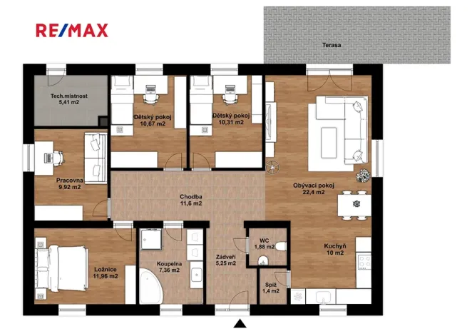 Prodej rodinného domu, Libež, 108 m2