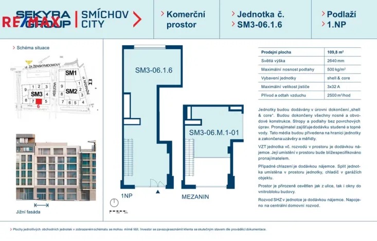 Pronájem obchodního prostoru, Praha - Smíchov, Šiklové, 110 m2