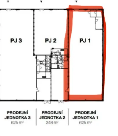 Pronájem obchodního prostoru, Cheb, Pražská, 625 m2