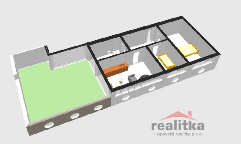 Prodej bytu 3+kk, Opava - Město, Popská, 137 m2