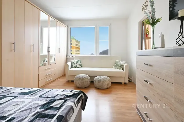 Pronájem bytu 2+1, Bílina, Sídliště Za Chlumem, 35 m2