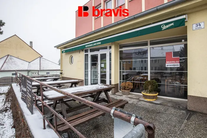 Pronájem restaurace, Brno - Slatina, Tuřanka, 183 m2