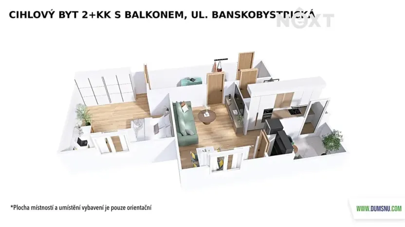 Prodej bytu 2+kk, Šumperk, Banskobystrická, 61 m2