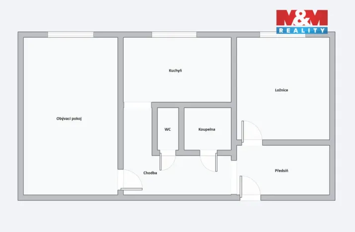 Prodej bytu 2+1, Jirkov, U Stadionu, 60 m2
