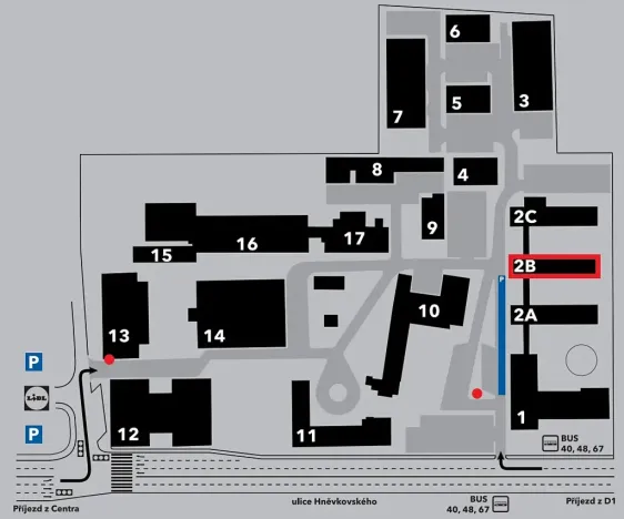 Pronájem kanceláře, Brno, Hněvkovského, 53 m2