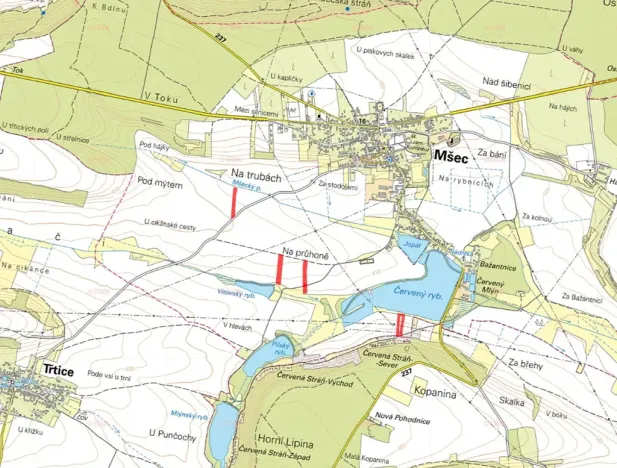 Prodej pole, Mšec, 15361 m2