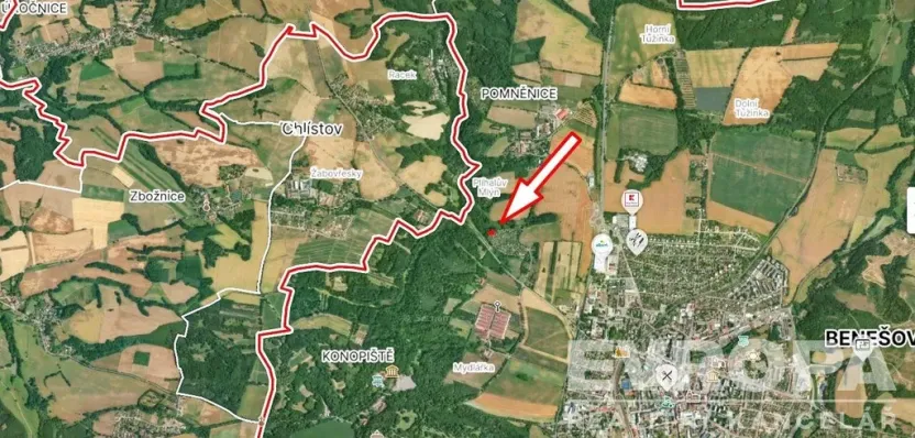 Prodej zahrady, Benešov, 300 m2