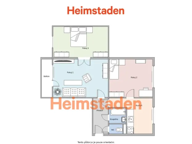 Pronájem bytu 3+1, Karviná - Nové Město, tř. Osvobození, 73 m2