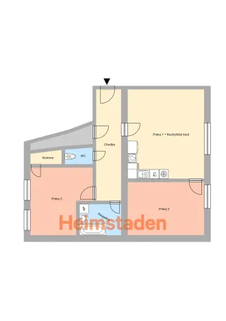 Pronájem bytu 3+kk, Ostrava - Moravská Ostrava, Přívozská, 74 m2