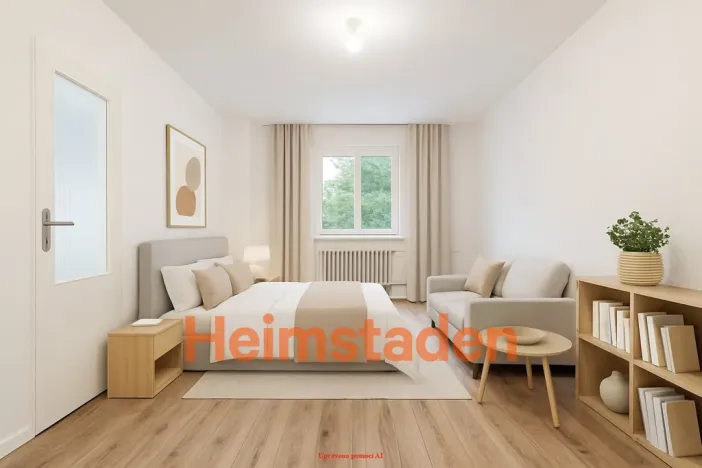 Pronájem bytu 1+1, Ostrava - Poruba, Budovatelská, 32 m2