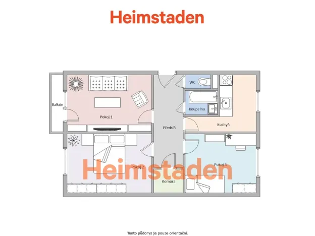 Pronájem bytu 3+1, Ostrava - Poruba, Jana Ziky, 77 m2