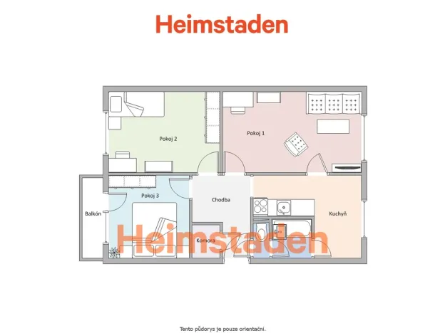 Pronájem bytu 3+1, Frýdek-Místek - Frýdek, Třanovského, 75 m2