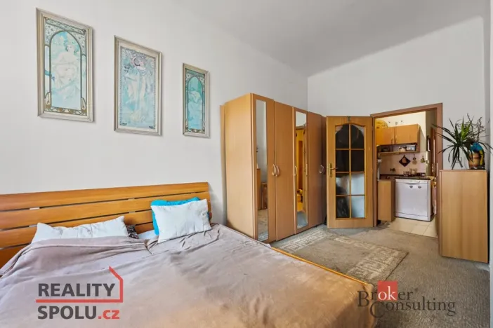 Prodej bytu 3+1, Praha - Žižkov, Hartigova, 84 m2