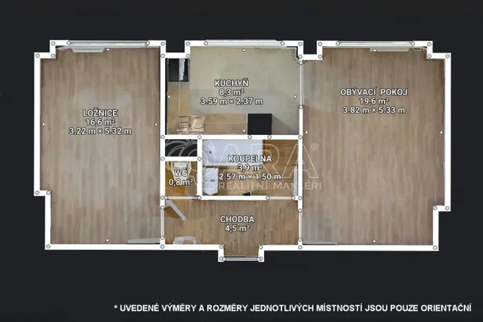 Pronájem bytu 2+1, Kralupy nad Vltavou - Lobeček, Dr. E. Beneše, 53 m2