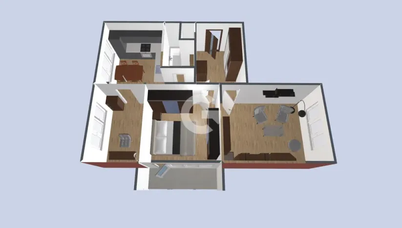 Prodej bytu 3+1, Přerov, Bajákova, 59 m2