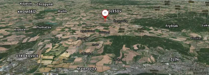 Prodej komerčního pozemku, Holešov, 1037 m2